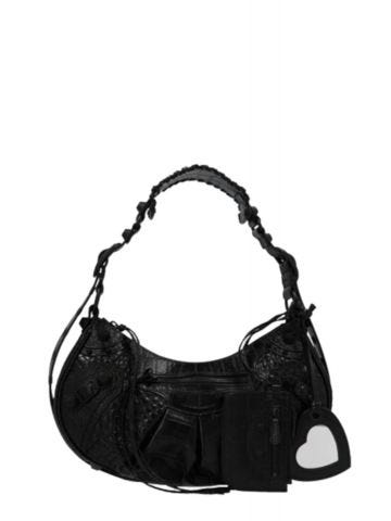 Black Le Cagole Small shoulder Bag