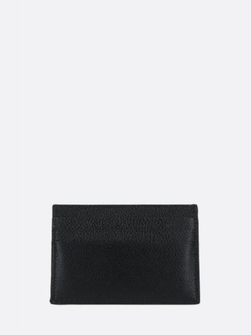 Black grained leather Cash Cardholder