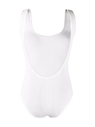 White seersucker texture Swimsuit