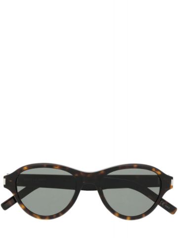 Brown round frame Sunglasses with tortoiseshell effect