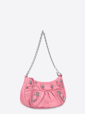 Pink Le Cagole Mini Bag with chain