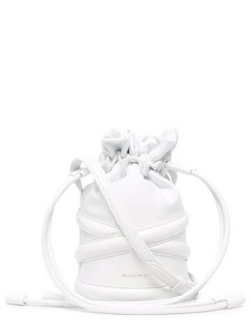 White Soft Curve bucket Bag
