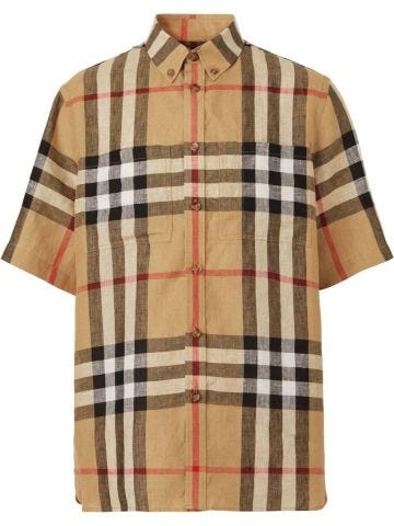 Beige Thaxted short sleeved Shirt