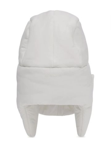 White oversized padded Hat