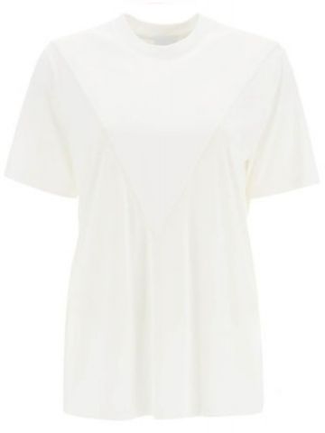 White T-shirt with contrasting detail