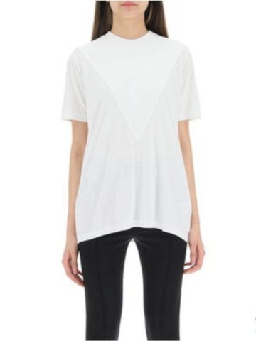 White T-shirt with contrasting detail