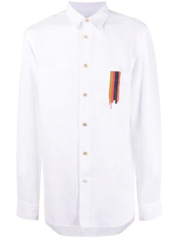 Stripe detail white Shirt