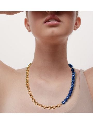 Venus blue necklace Acchitto x Gente Roma