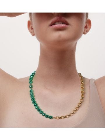 Venus green necklace Acchitto x Gente Roma