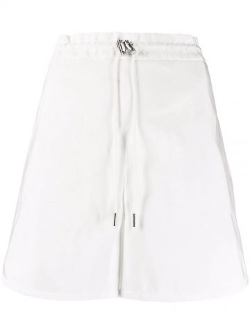 White Polyfaille Shorts