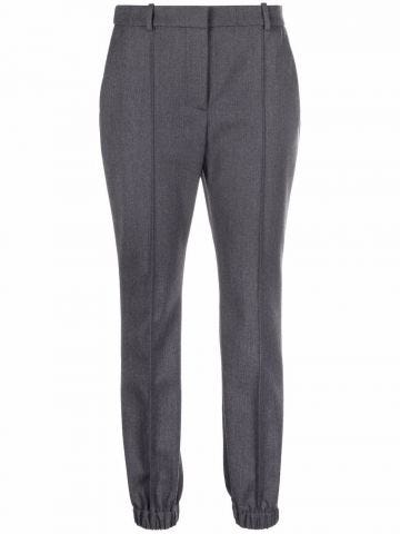 Grey slim tailored pants