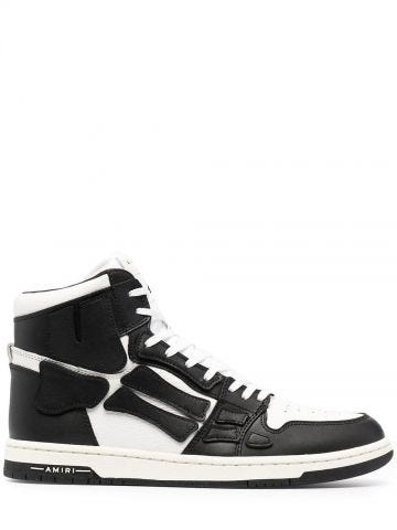 Sneakers alte Skel bianche e nere