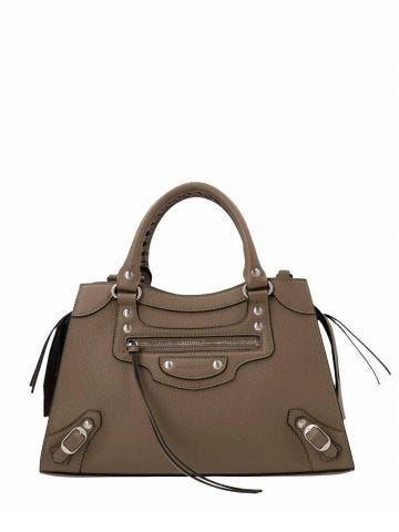 Brown Neo Classic City small top handle bag