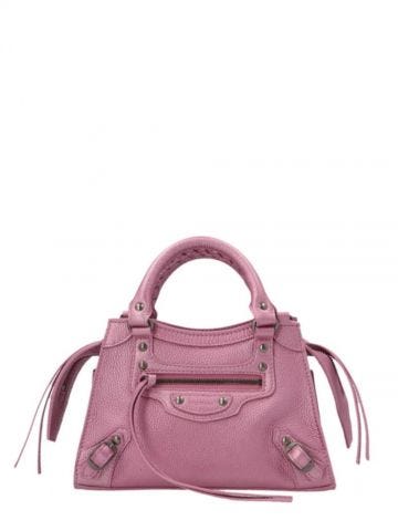 Neo Classic Mini Top Handle Bag in pink
