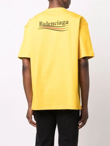 Political Campaign Large Fit T-Shirt in yellow