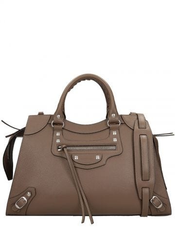 Neo Classic Top Handle Bag in brown
