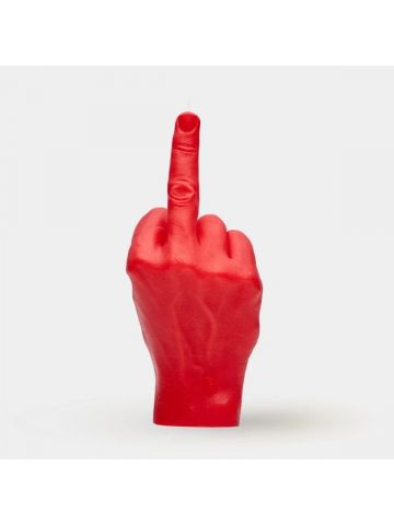 Red hand gesture candle F*ck you