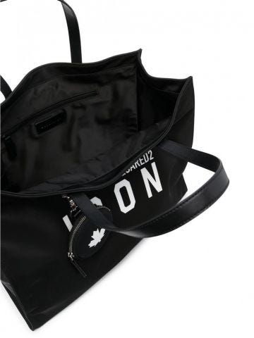 Nylon Icon shopping bag