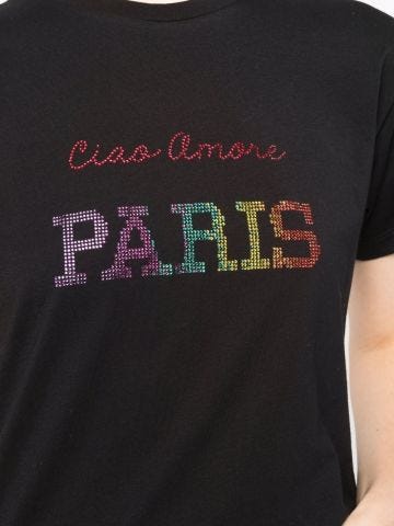 Ciao Amore Paris black T-shirt