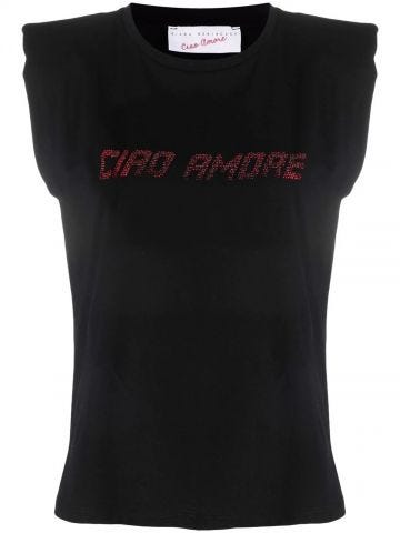 T-shirt Ciao Amore nera