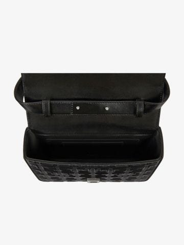 Medium 4G bag in black leather