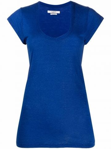 T-shirt blu mezze maniche