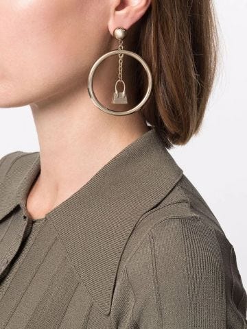Gold L'anneau Chiquito earrings