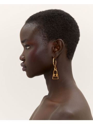Gold Les creoles Chiquita earrings