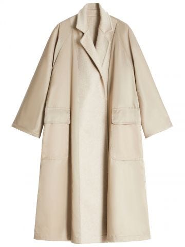 Beige Reversible Ludmilla cashmere coat