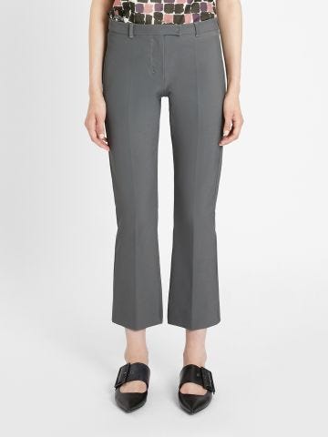 Pantaloni Umanita in cotone tecnico grigio