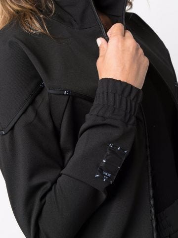 Sweatshirt with black zip and logo detail