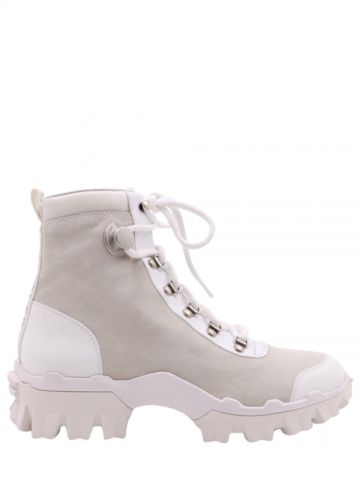 White and grey Helis ankle boots