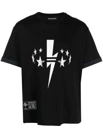 T-shirt Star Bolt nera