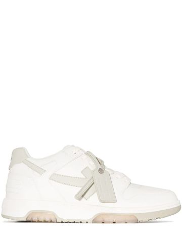 White Out of Office OOO sneakers