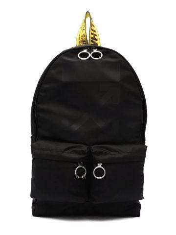 Black Rubber Arrows Backpack