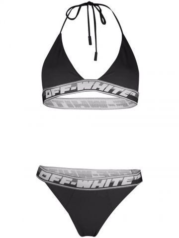 Black logo bikini