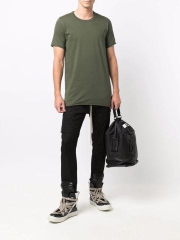 T-shirt verde in cotone