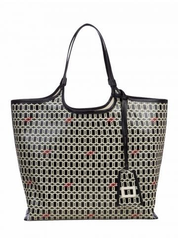 Black Grand Vivier Shopping Bag in Fabrics