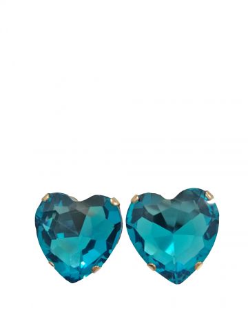 Earrings Ex Heart blue Silvia Gnecchi x Gente Roma