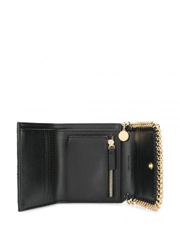 Black Falabella small wallet