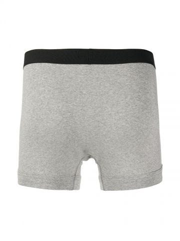 Grey logo waistband boxer briefs