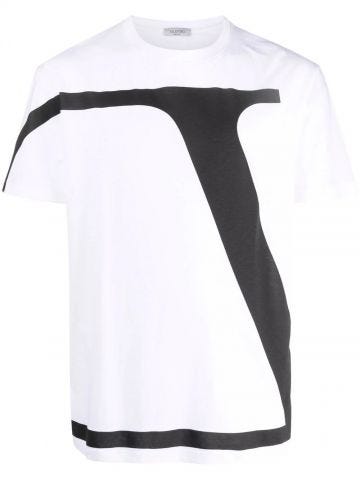 T-shirt VLogo bianca
