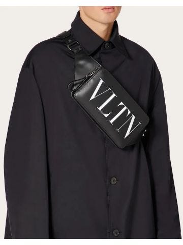 Leather VLTN belt bag