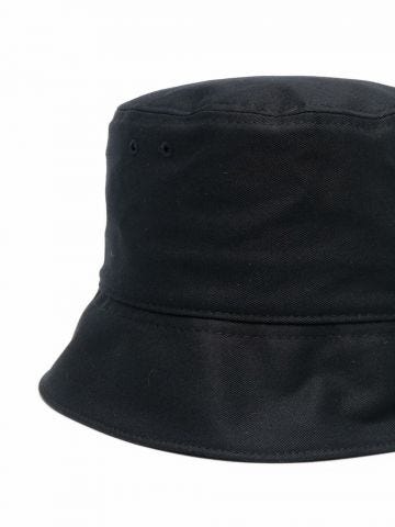 Black VLTN print bucket hat
