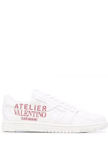 Sneakers low-top Atelier shoes 07 camouflage edition in vitello bianco