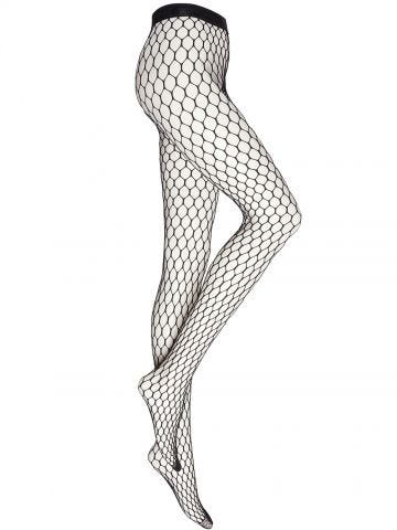 Black fishnet tights