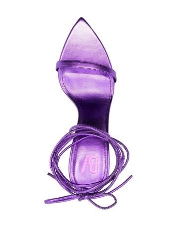 Purple Isabela slave sandals