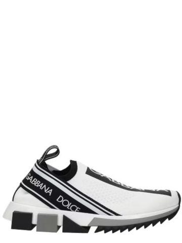 Sorrento white sneakers with logo