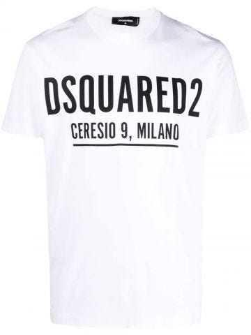 T-shirt Ceresio 9 bianca