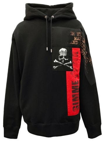 Mastermind Japan black hooded sweatshirt